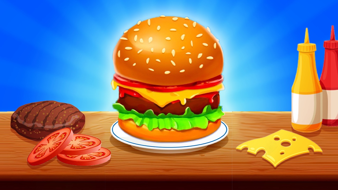 Burger Cafe – Cooking Games For Kids